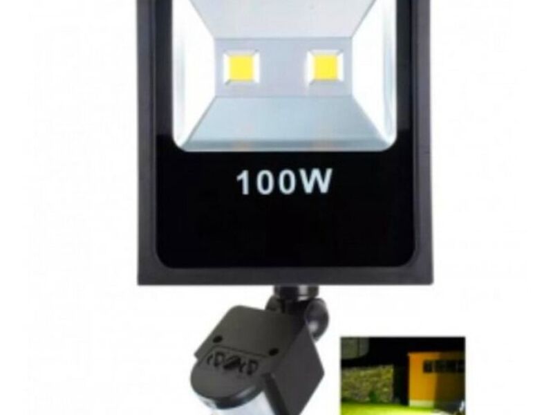 Foco Led 100w Sensor Santiago
