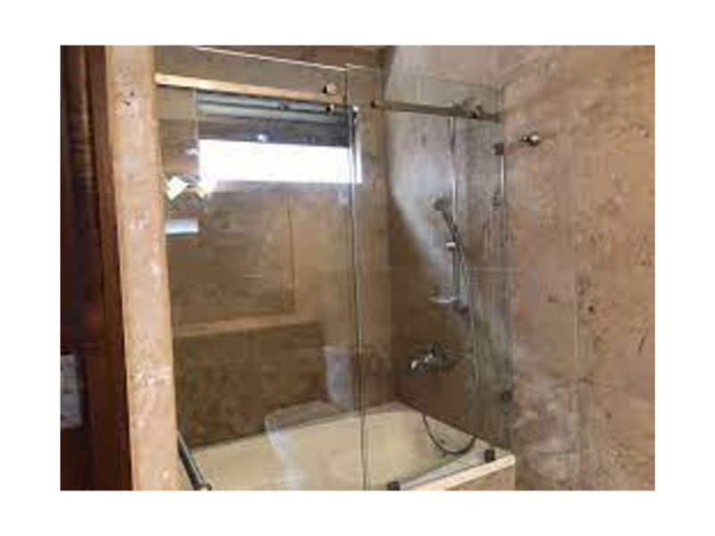 Cortinas cristal baño Viña del mar