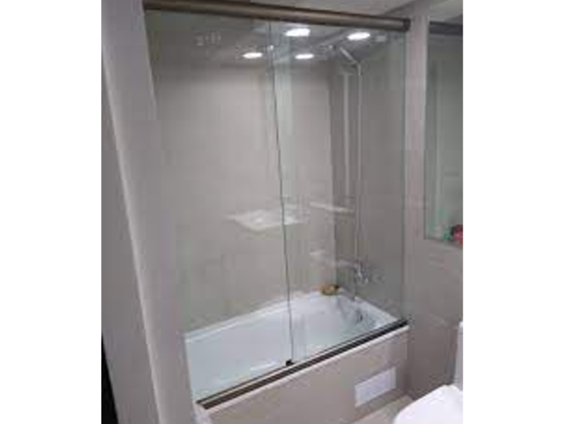 Cortinas cristal baño Rampagua