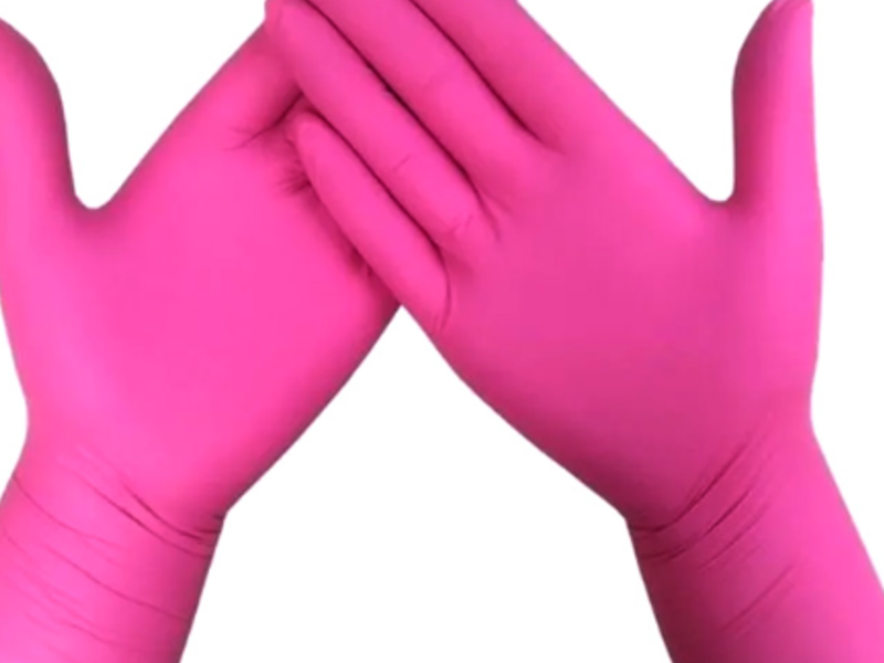 Guantes Nitrilo Rosa Xs Chile