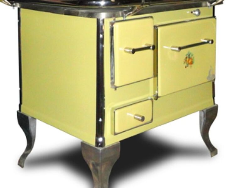 Cocina a Leña 70x56 Amarilla