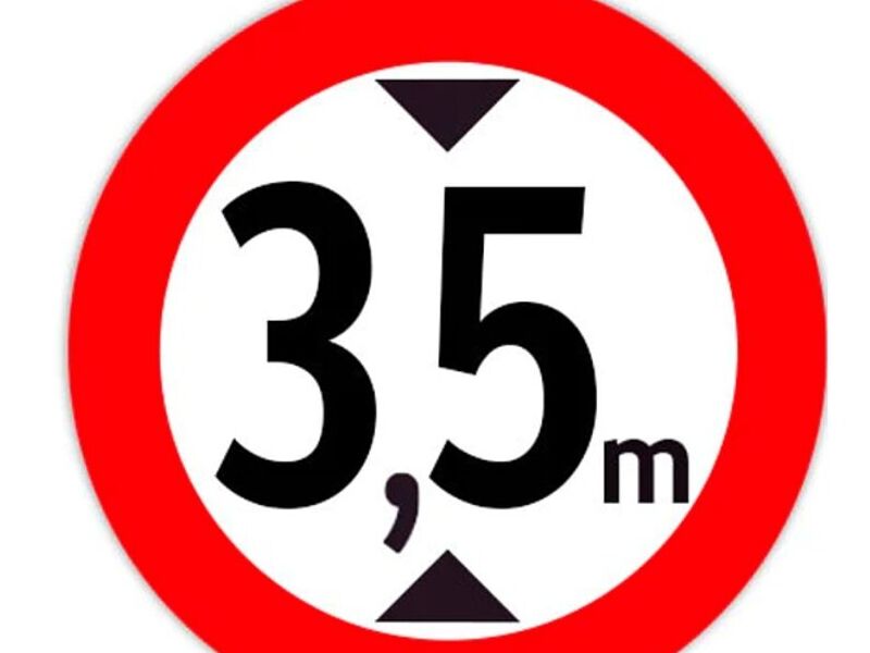 Señalética Altura Máxima 3,5m