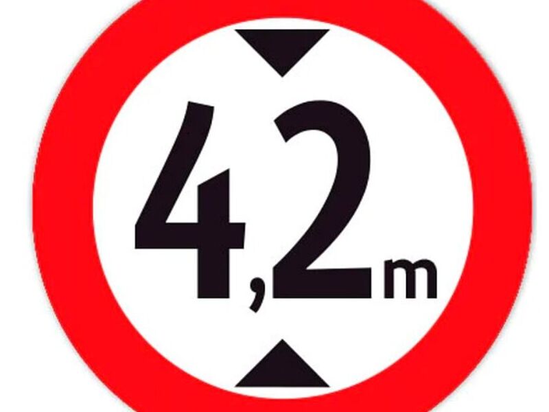 Señalética Altura Máxima 4,2m