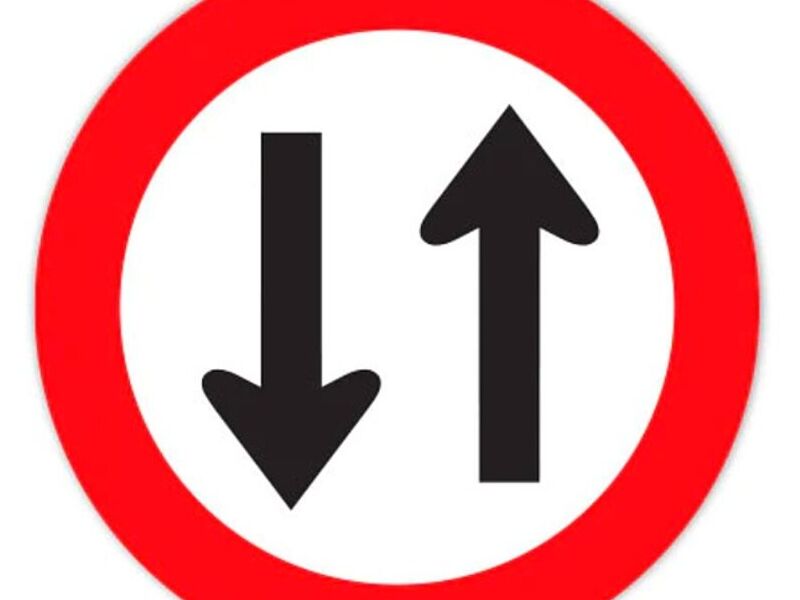 Señalética Circulación Ambos Sentidos