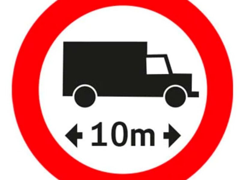 Señalética Largo Máximo 10m
