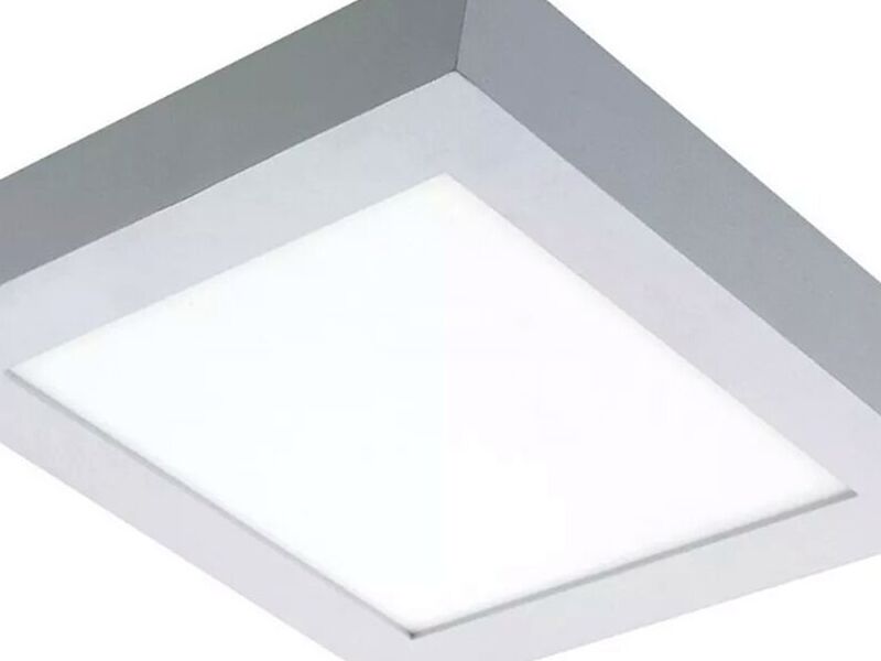 Plafón Cuadrado Sobrepuesto Foco Led 18w