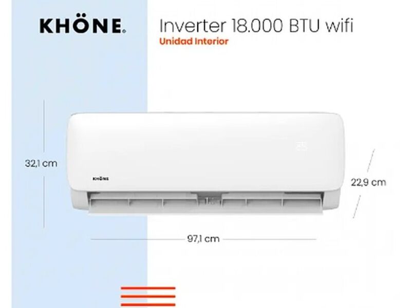 Climatizador khone INVERTER 18000 BTU