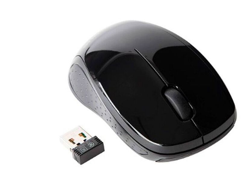 MOUSE OPTICO INALAMBRICO USB NEGRO