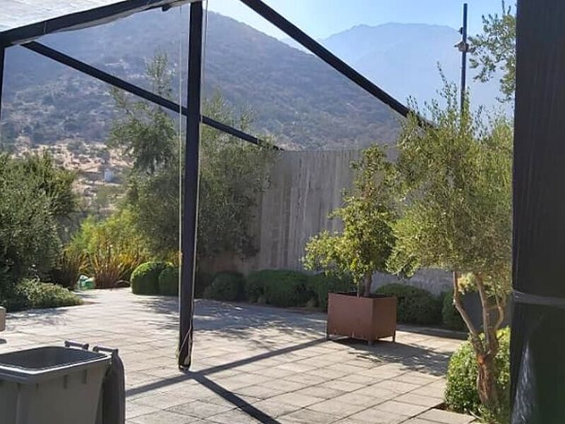 Toldo Transparente Blanco Chile