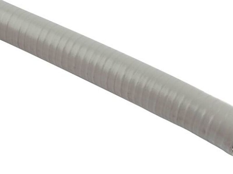 Tubo Flexible Metálico Pvc 20mm Gris Iec