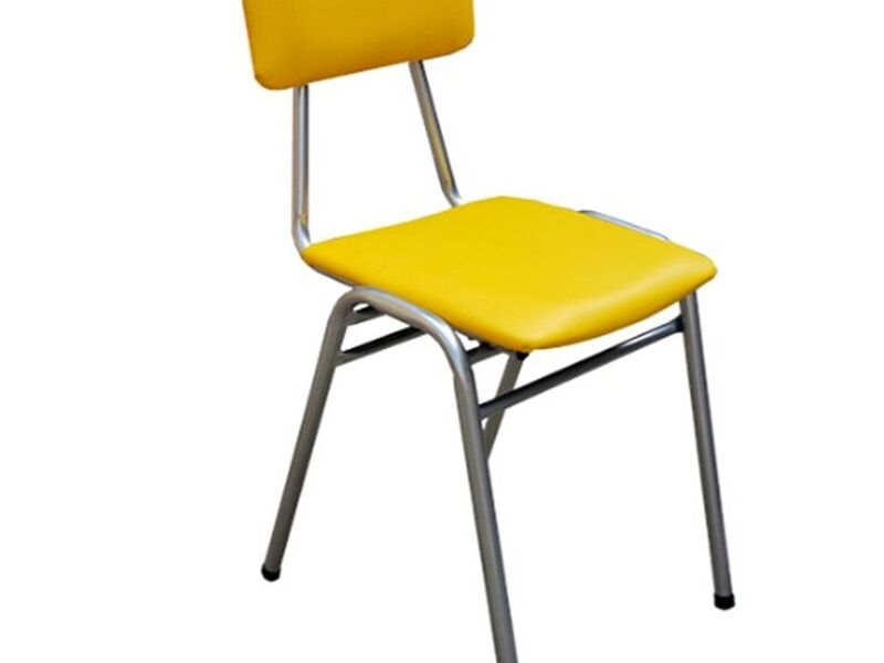 Silla de profesor – tevinil amarillo 