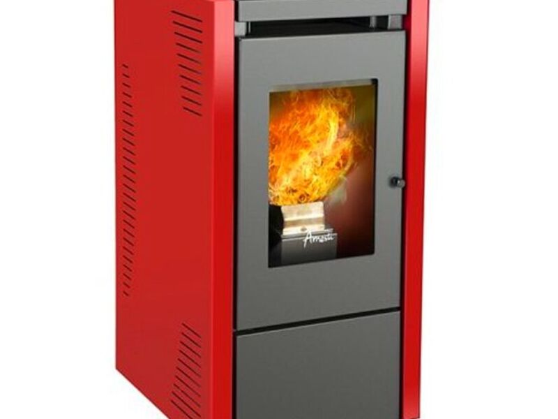 Estufa Pellet 7100 Rojo Chile