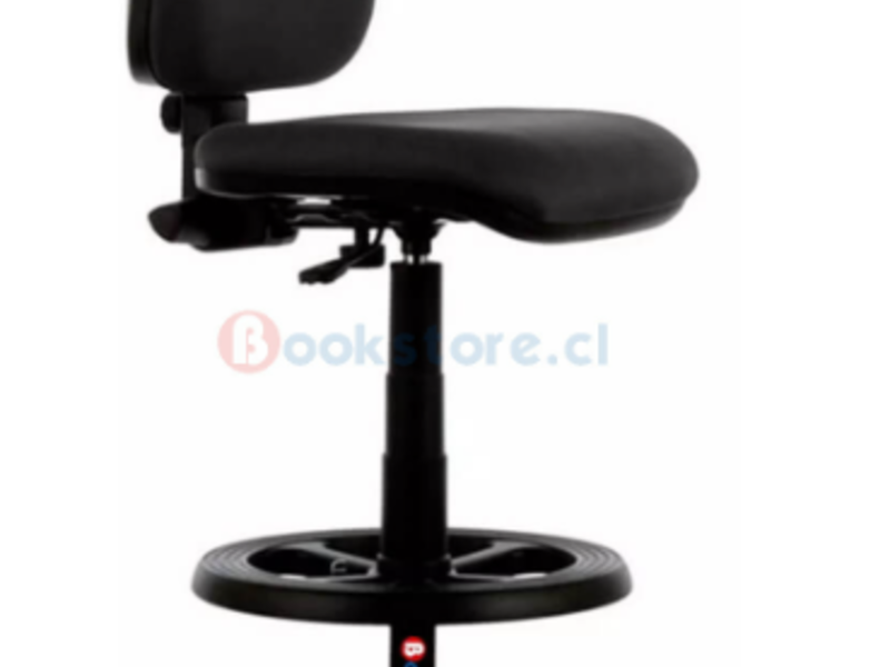 Silla Cajera italiana tela negro Chile