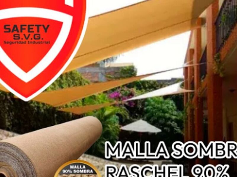 Malla sombra raschell Chile 