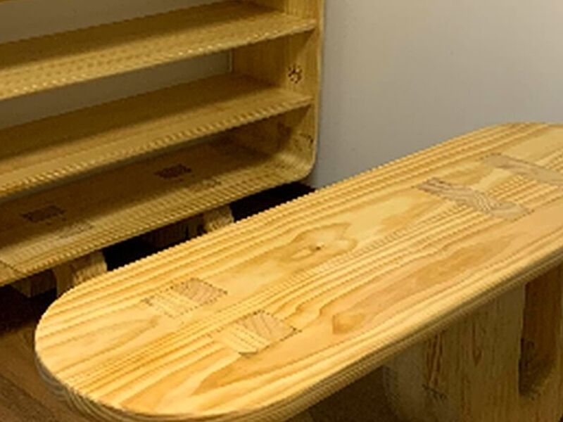 Banca madera Chile