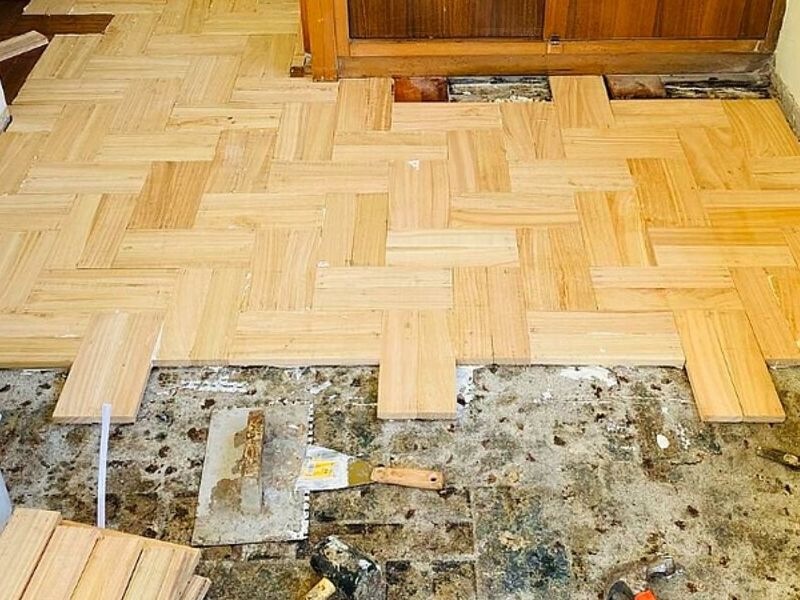 Instalación piso PARQUET