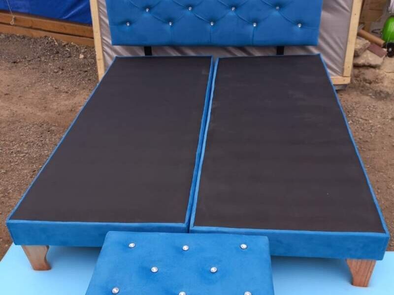 Cama King Celeste Chile 