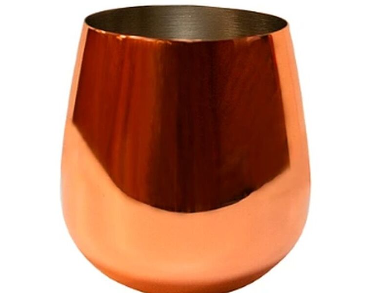 Vaso corto acero