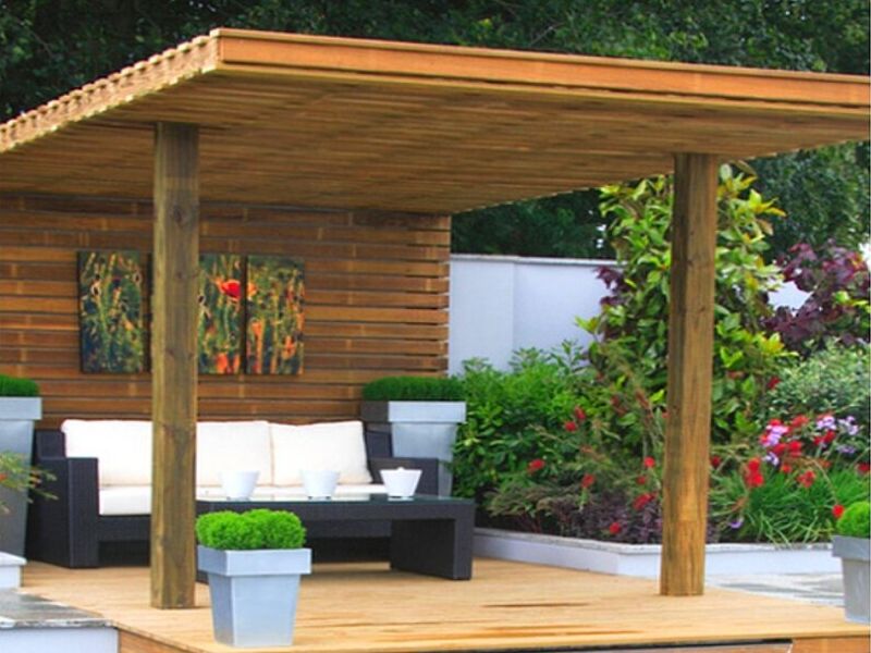 Pergola Madera Chile.