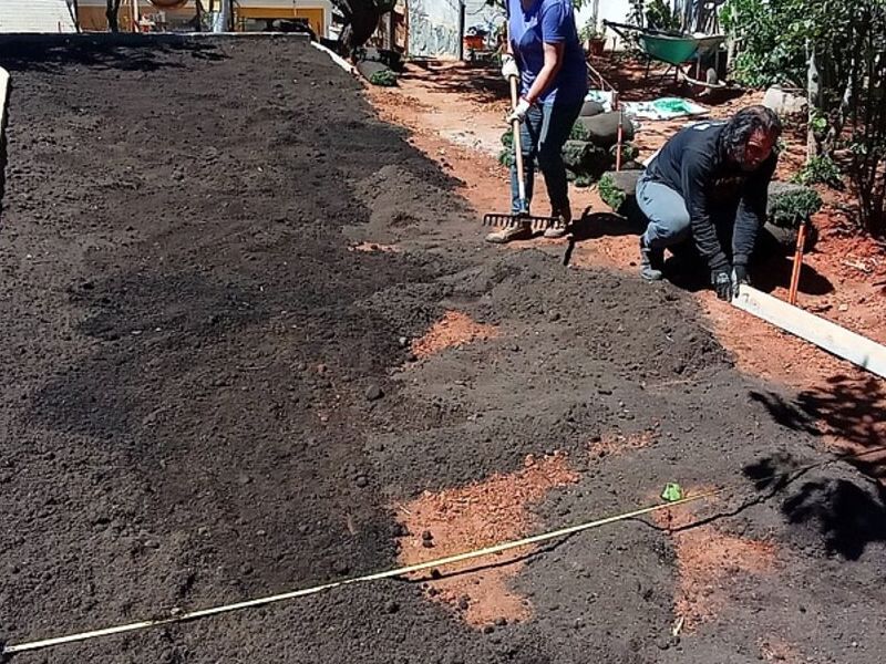 Instalación Pasto Rollo Valparaíso