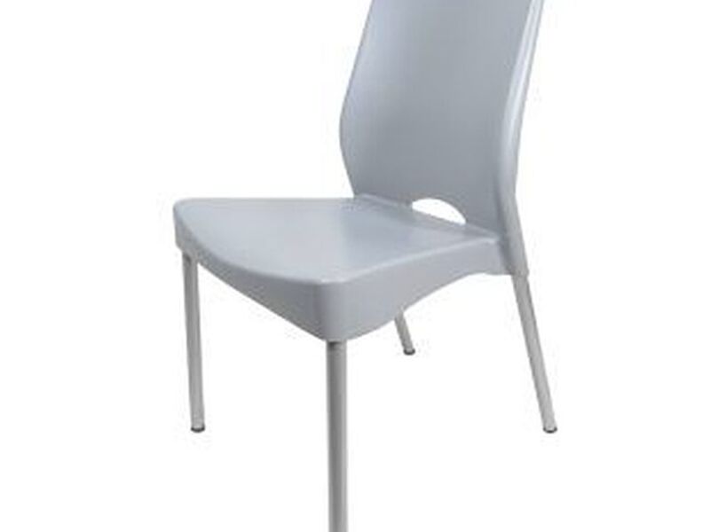 SILLA PLÁSTICA ONE REFORZADA GRIS