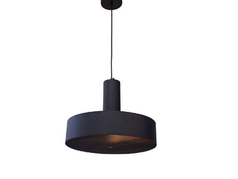 LAMPARA COLGANTE CARBONO NEGRA