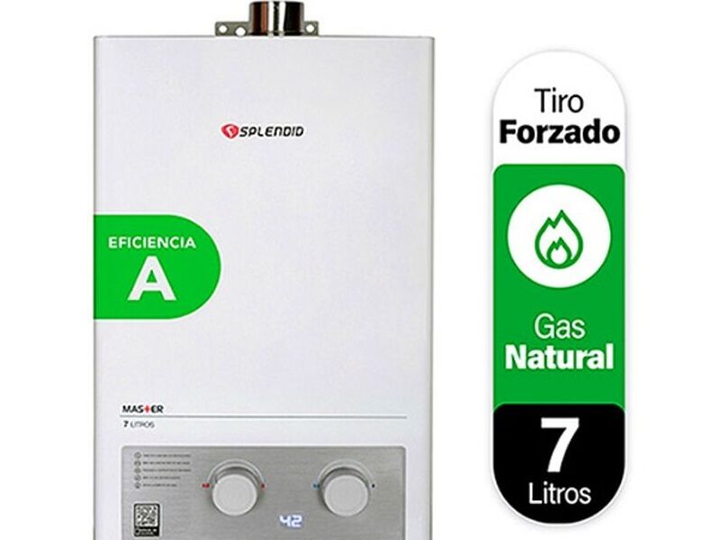 CALEFON TIRO FORZADO 7 LITROS GAS NATURAL