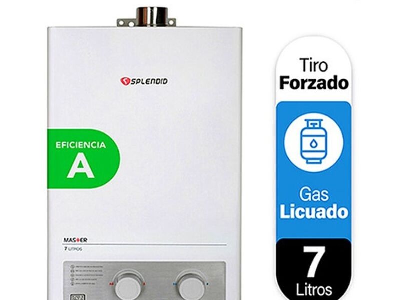 CALEFON TIRO FORZADO 7 LITROS GAS LICUADO