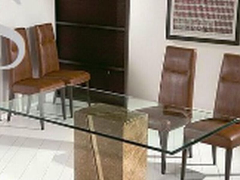 Mesa vidrio templado Santiago 