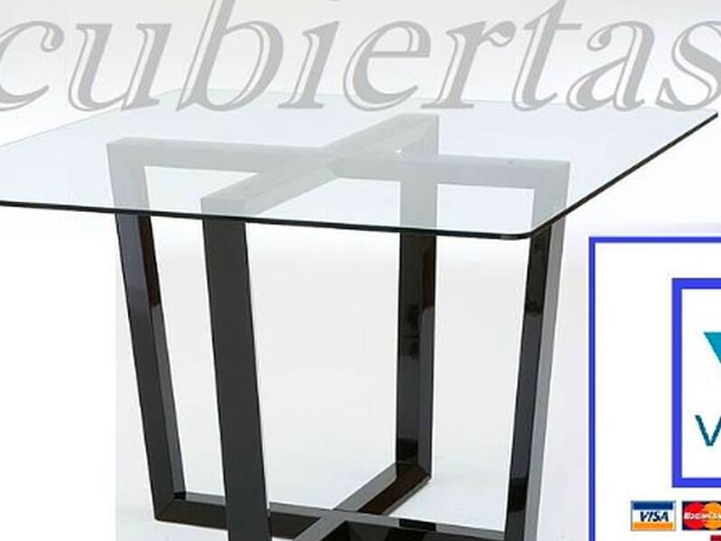 Mesa centro cubierta vidrio Santiago 