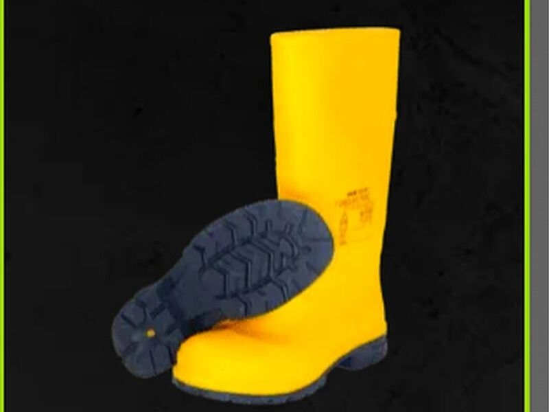 Botas amarrillas protección
