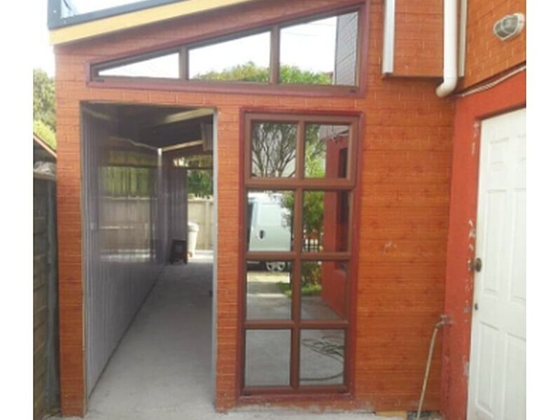 Ventana alumino madera Chile 