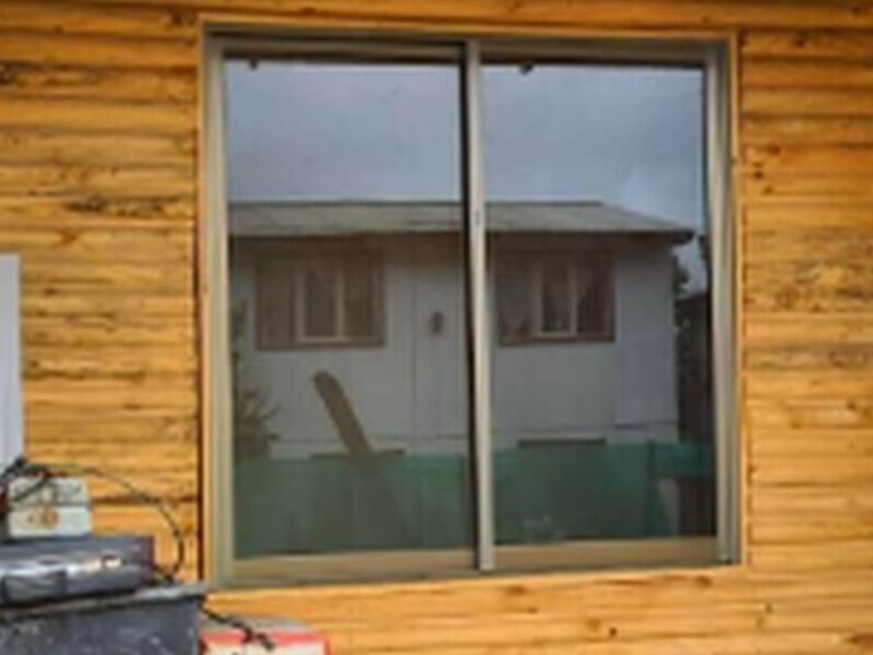 Ventana aluminio titanio Chile 