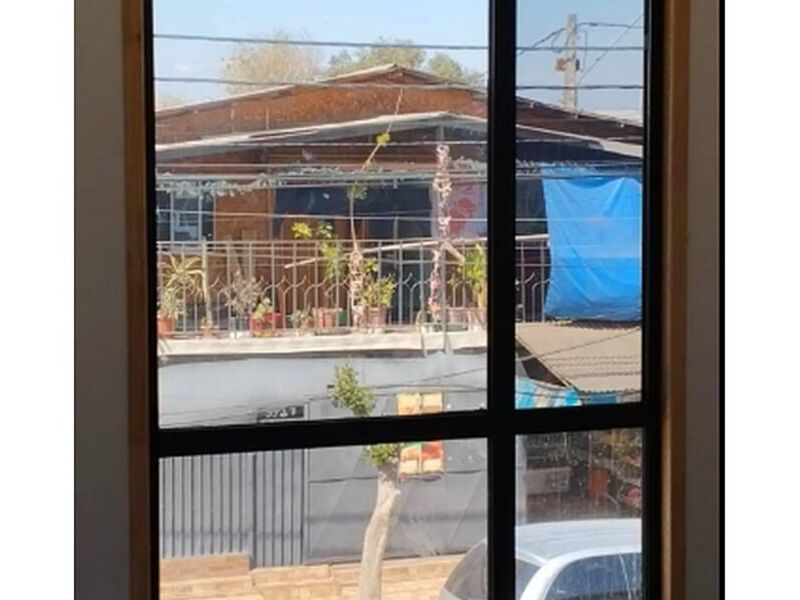 Ventana aluminio fijo Chile..