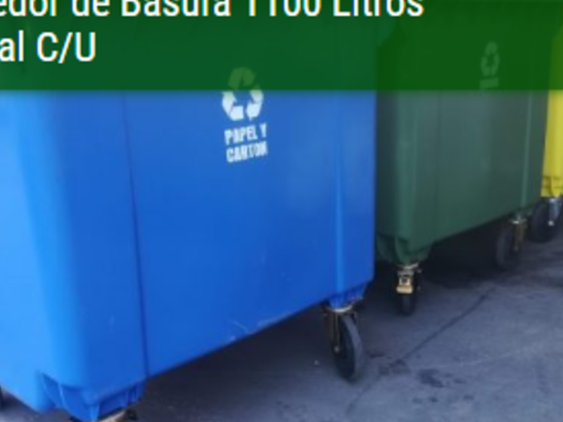 Contenedores 1100 litros industrial chile