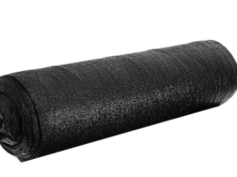 Malla Raschel 65% Negra Rollo 2.1m X 100 M
