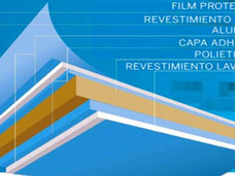 Panel  aluminio pvc Chile 