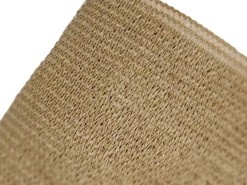 Malla Raschel 80% Beige Café