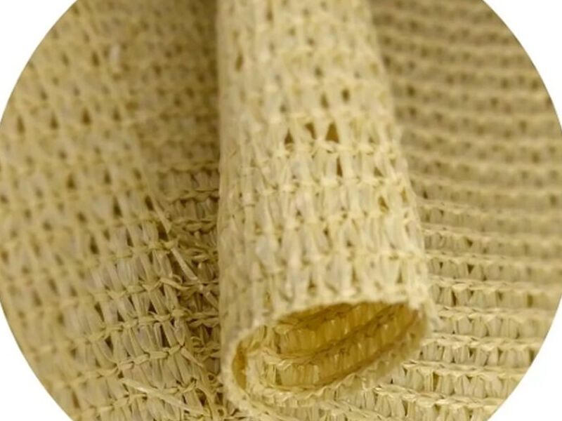 Malla Raschel 90% Beige Crudo Premium