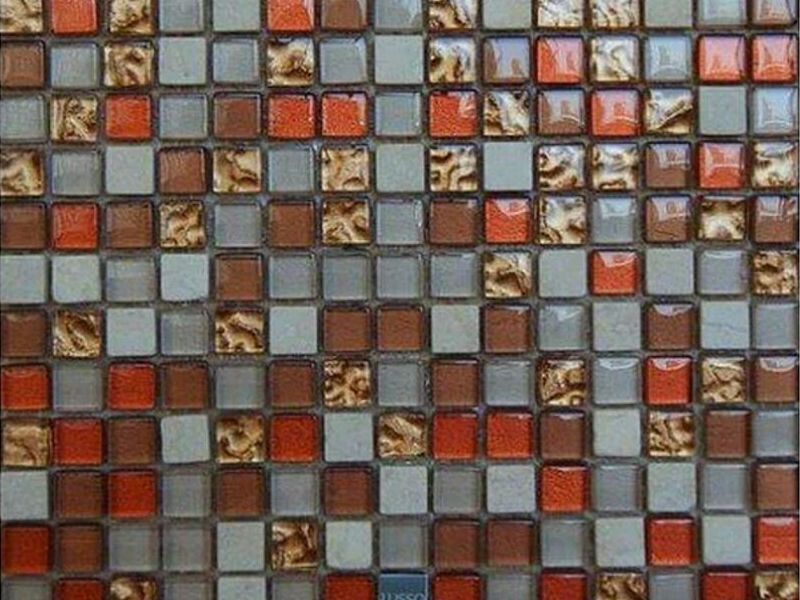 MOSAICO LUSSO CRISTAL DORADO