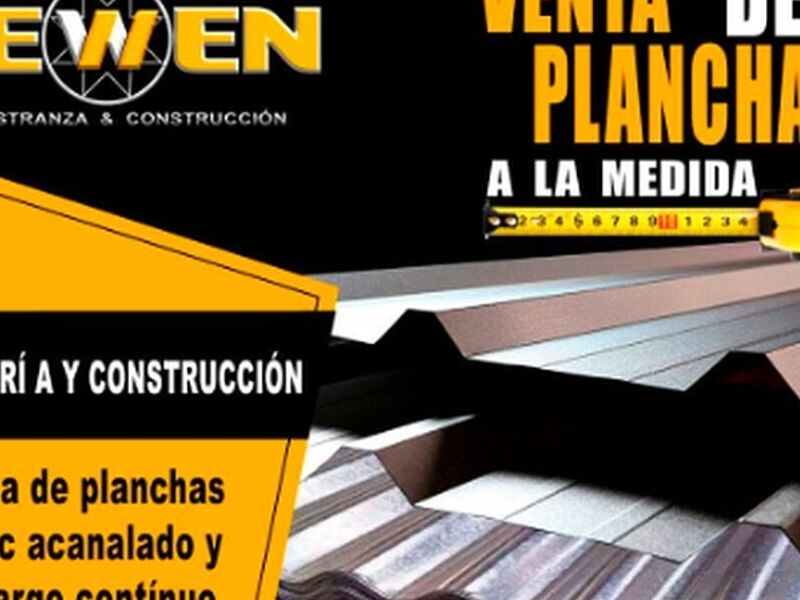 Plancha zinc Chile 