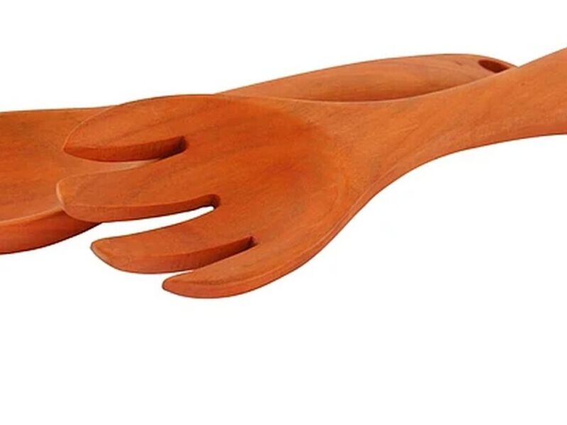 Set Cuchara y Tenedor de Madera