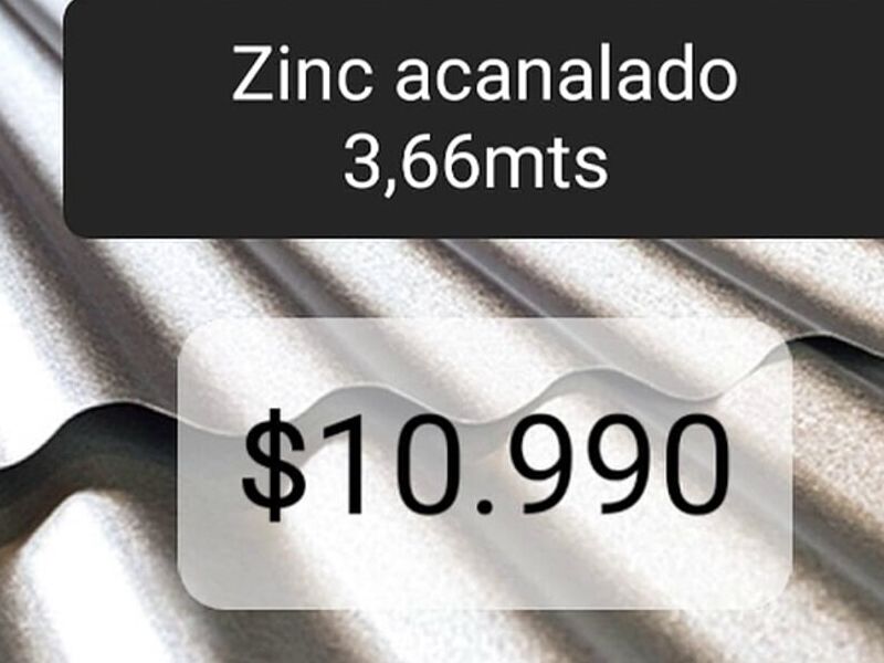 Zinc Acanalado Chil.e