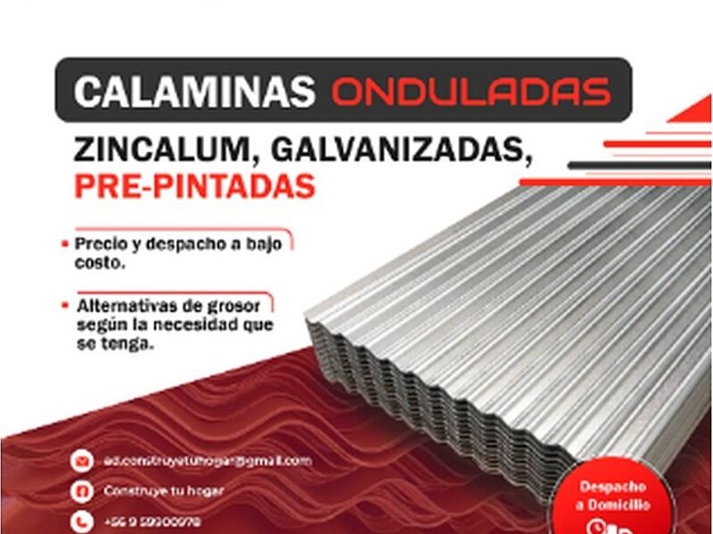 Calaminadas onduladas