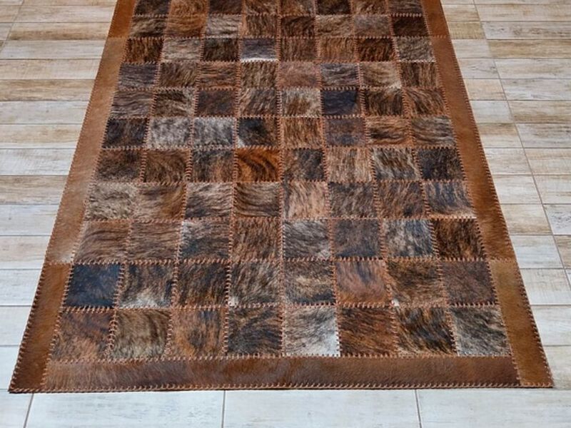 Alfombra Patchwork Cuadros 20×20 Río Bueno