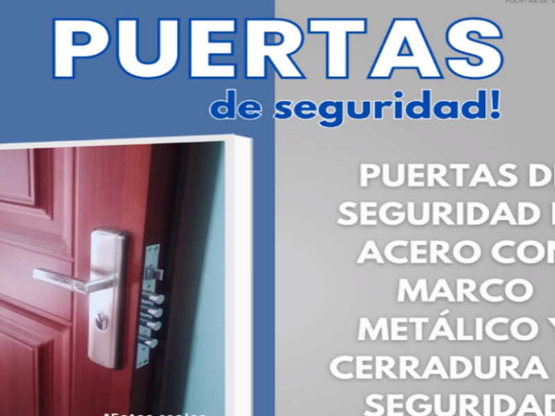 Puertas cerradura seguridad 