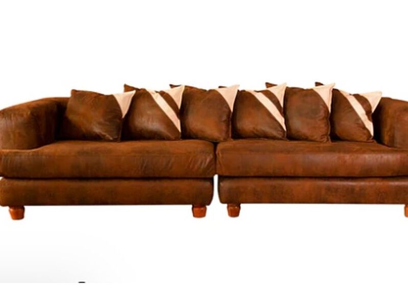 Sofá Modular Seccional Marrón P2