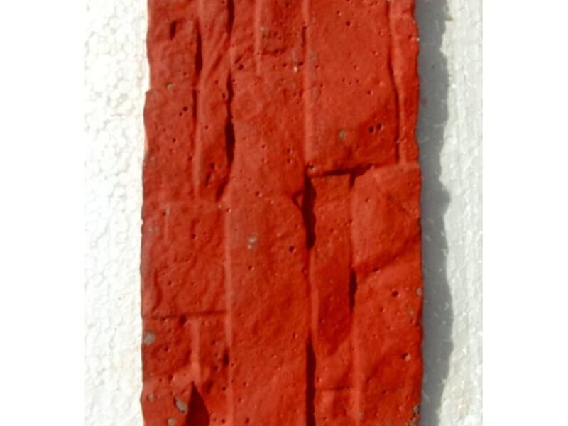 Piedra decorativa rojiza Chile