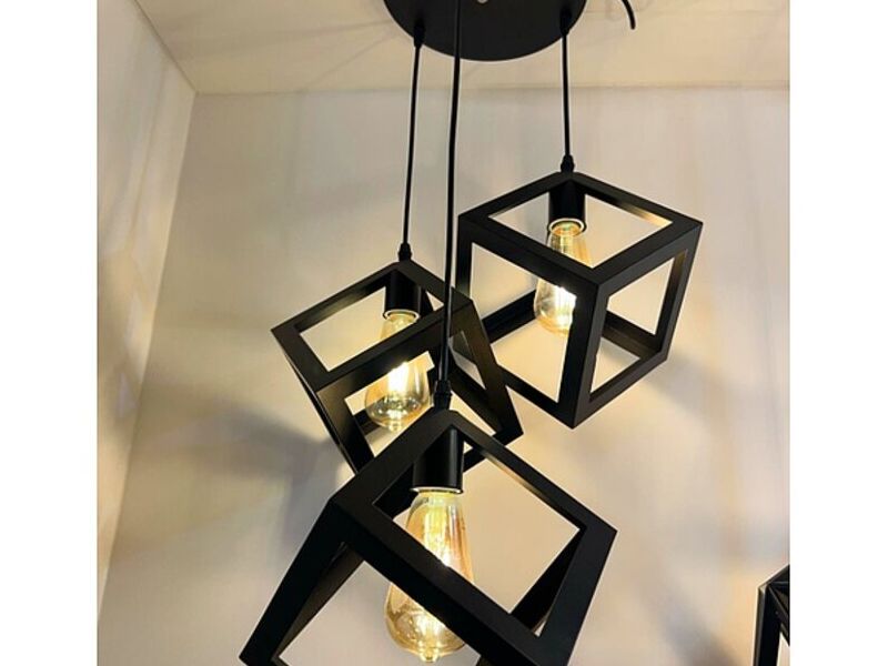 Lámpara cubo negro Chile