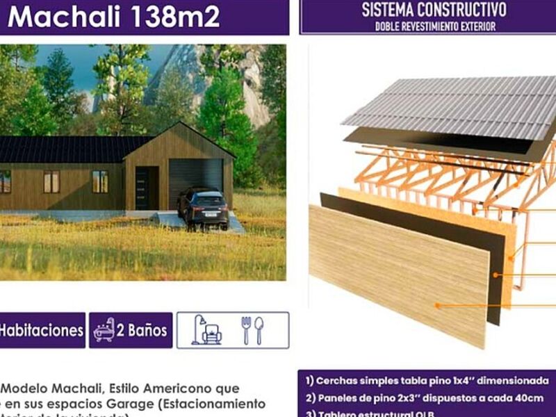 Modelo Machali 138 M2 Paine